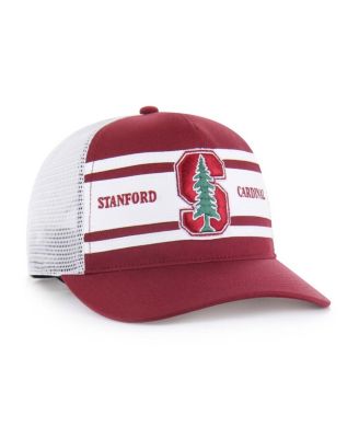 Big Boys and Girls Cardinal/White Stanford Cardinal Super Stripe Hitch Adjustable Trucker Hat