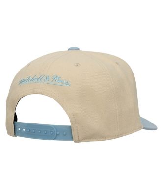 Men's Cream/Light Blue Minnesota United FC Upside Down Pro Pinch Snapback Hat