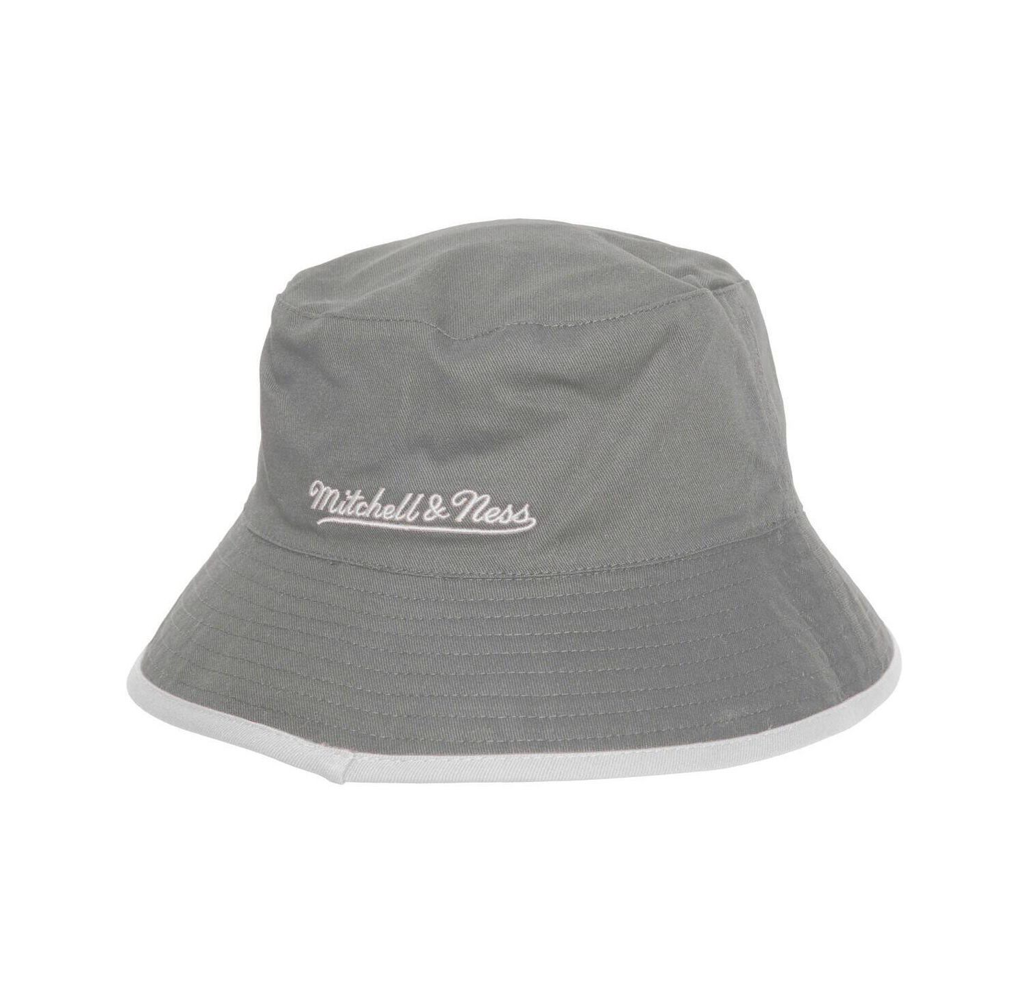 Men's Gray/Black San Antonio Spurs Flip It Reversible Bucket Hat