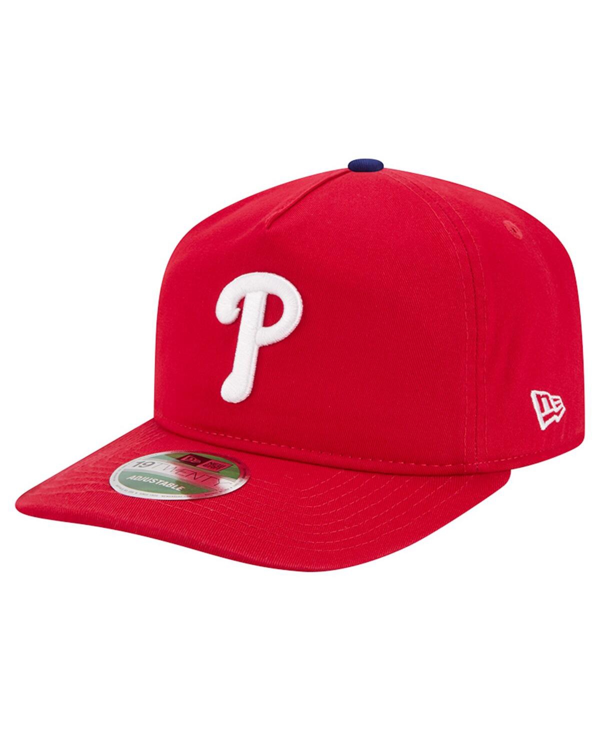 New Era Men's Red Philadelphia Phillies Team 19twenty Adjustable Hat