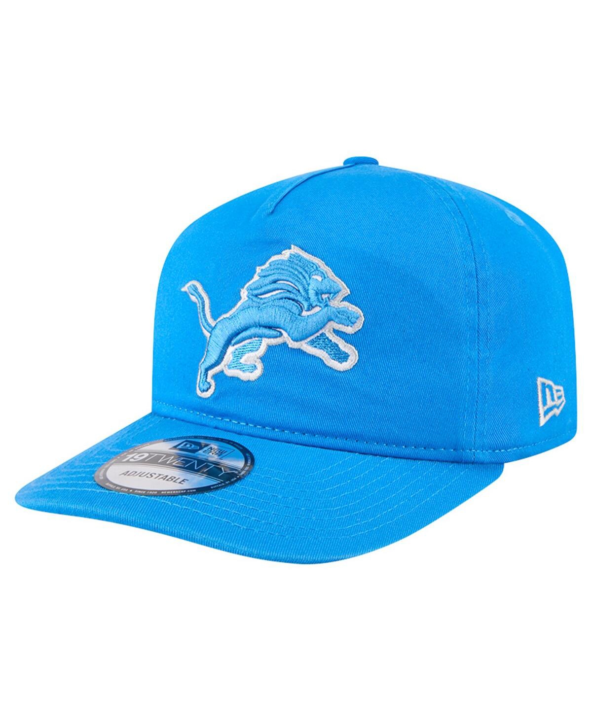 New Era Men'sâ Blue Detroit Lions Team 19twenty Adjustable Hat In Blue