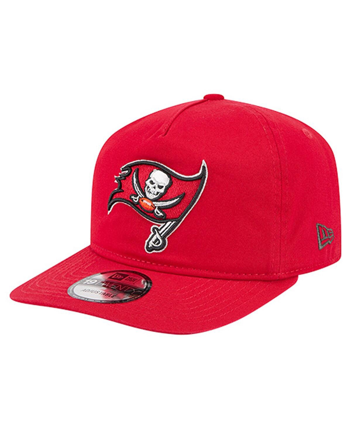 New Era Men'sâ Red Tampa Bay Buccaneers Team 19twenty Adjustable Hat In Brown