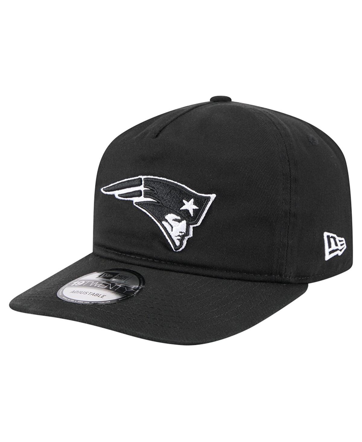 New Era Men'sâ Black/white New England Patriots 19twenty Adjustable Hat In Brown