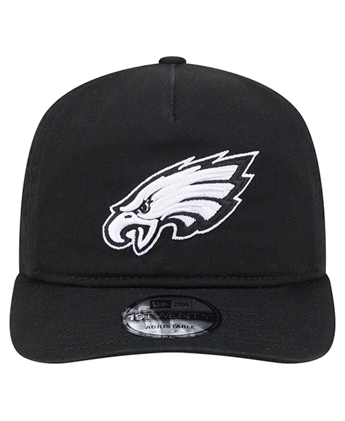 New Era Men'sâ Black/white Philadelphia Eagles 19twenty Adjustable Hat In Brown