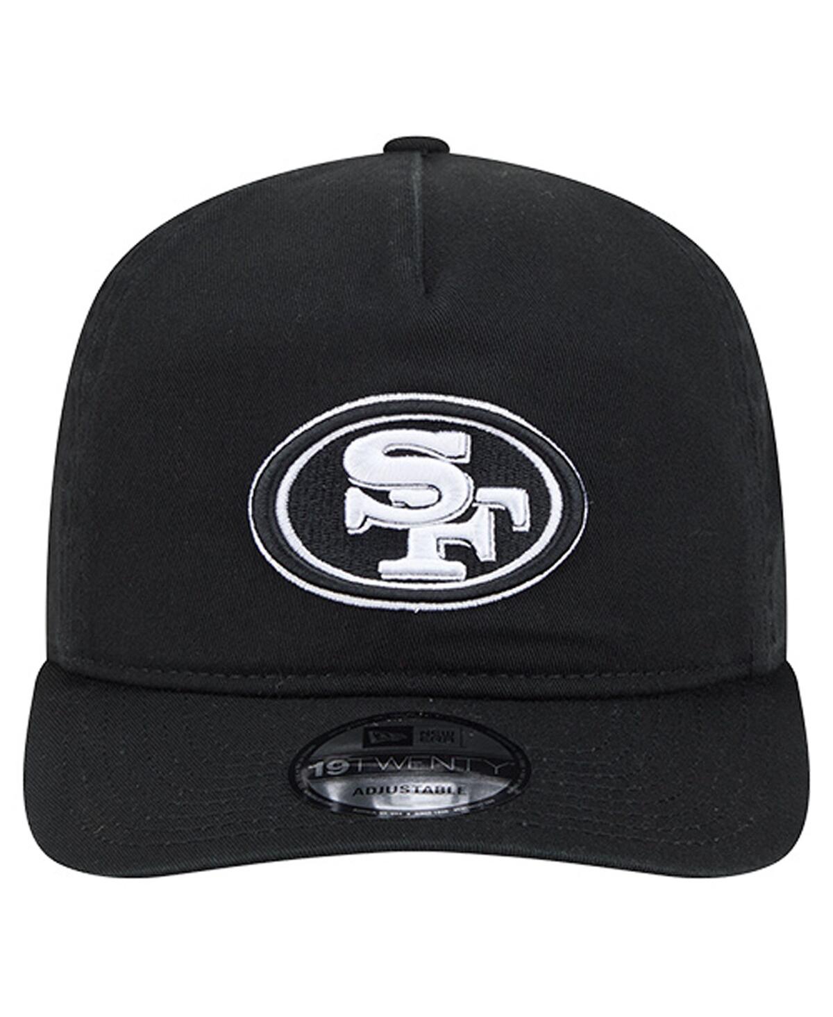New Era Men'sâ Black/white San Francisco 49ers 19twenty Adjustable Hat In Brown