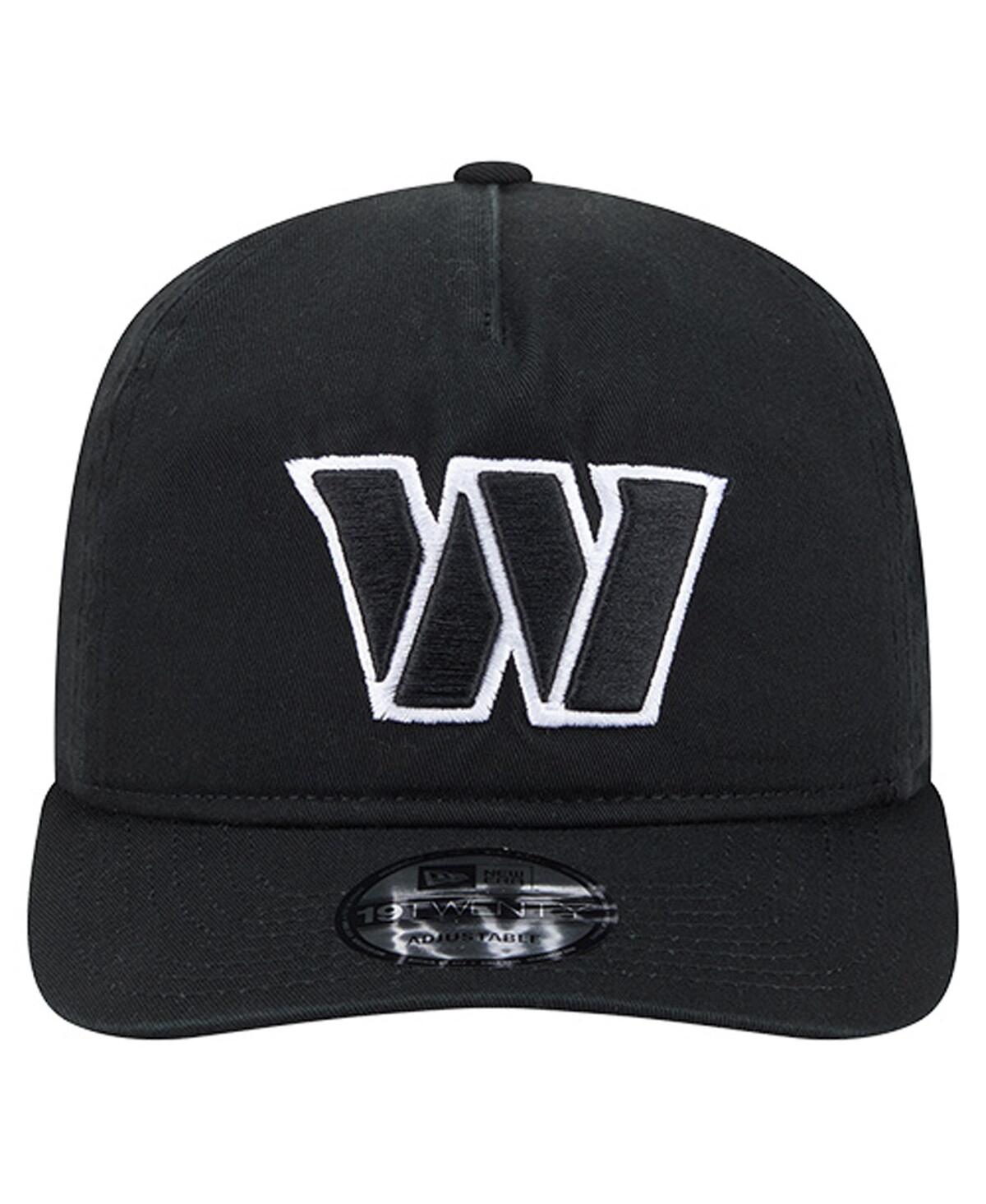New Era Men'sâ Black/white Washington Commanders 19twenty Adjustable Hat In Brown