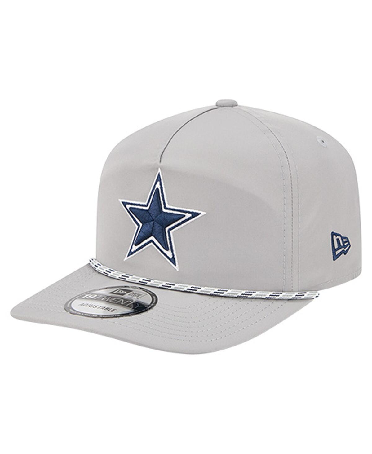 New Era Men'sâ Gray Dallas Cowboys Rope 19twenty Hat In Brown
