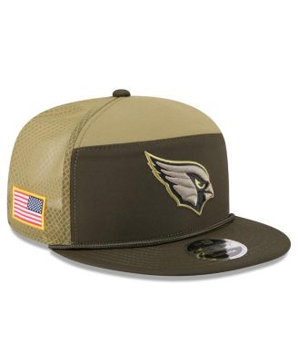New Era - Men's Dark Green Arizona Cardinals 2025 Salute to Service Split Panel 9FIFTY Snapback Hat