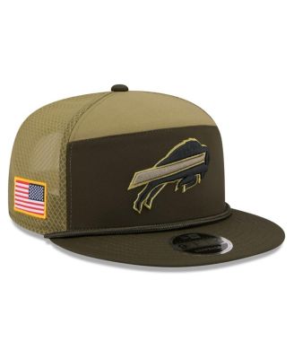 New Era - Men's Dark Green Buffalo Bills 2025 Salute to Service Split Panel 9FIFTY Snapback Hat