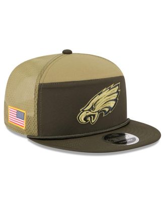 New Era - Men's Dark Green Philadelphia Eagles 2025 Salute to Service Split Panel 9FIFTY Snapback Hat