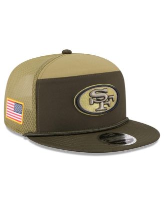 New Era - Men's Dark Green San Francisco 49ers 2025 Salute to Service Split Panel 9FIFTY Snapback Hat
