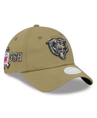 New Era - Women's Green Chicago Bears 2025 Salute to Service Pony Tail Adjustable Hat