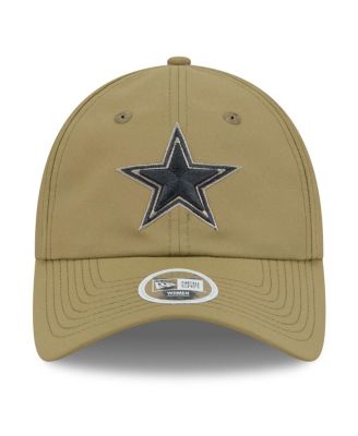 Women's Green Dallas Cowboys 2025 Salute to Service Pony Tail Adjustable Hat