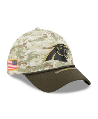 New Era - Men's Camo Carolina Panthers 2025 Salute to Service 39THIRTY Flex Hat