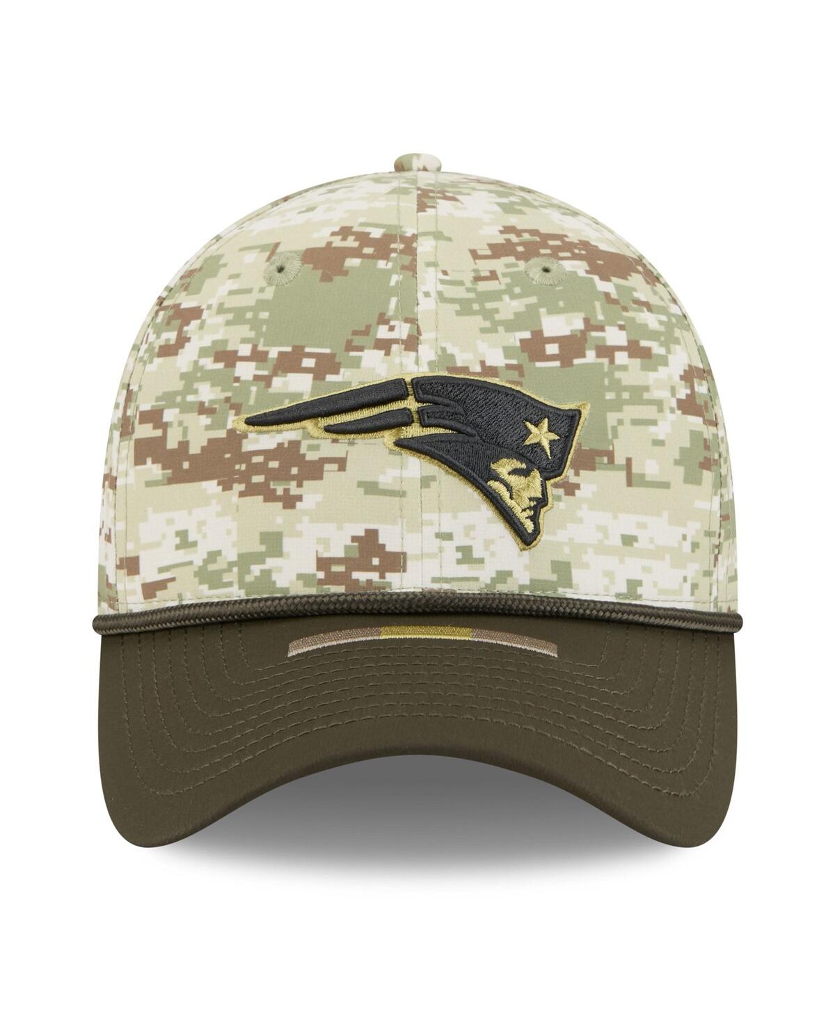 New Era Men's Camo/Dark Green England Patriots 2025 Salute to Service 39THIRTY Flex Hat