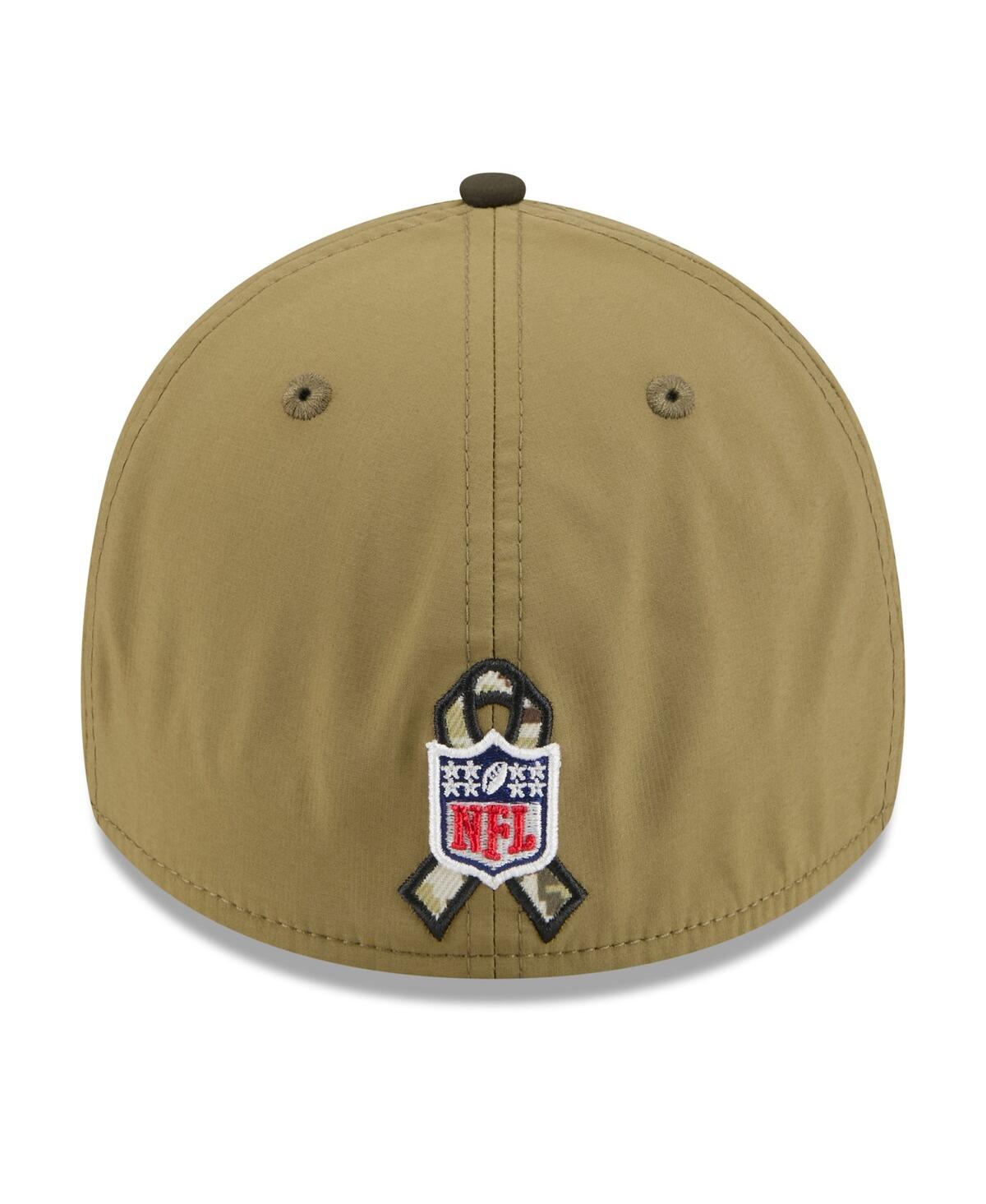 New Era Men's Green/dark Green Minnesota Vikings 2025 Salute To Service 39thirty Flex Hat In Green