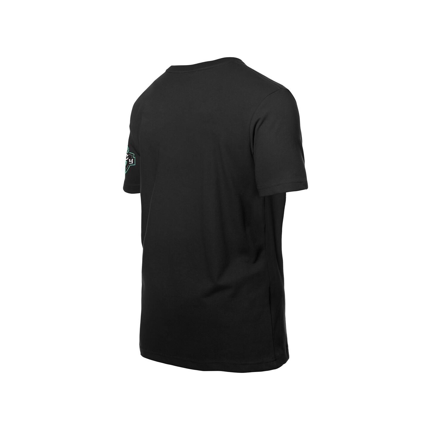 Мужская футболка New Era Black New York Liberty Premium Wordmark — фото 2