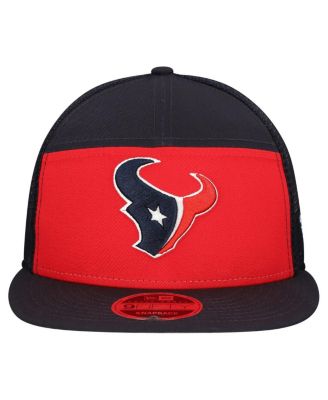 Men's&nbsp;Red/Navy Houston Texans Outdoor Split Panel 9FIFTY Snapback Hat