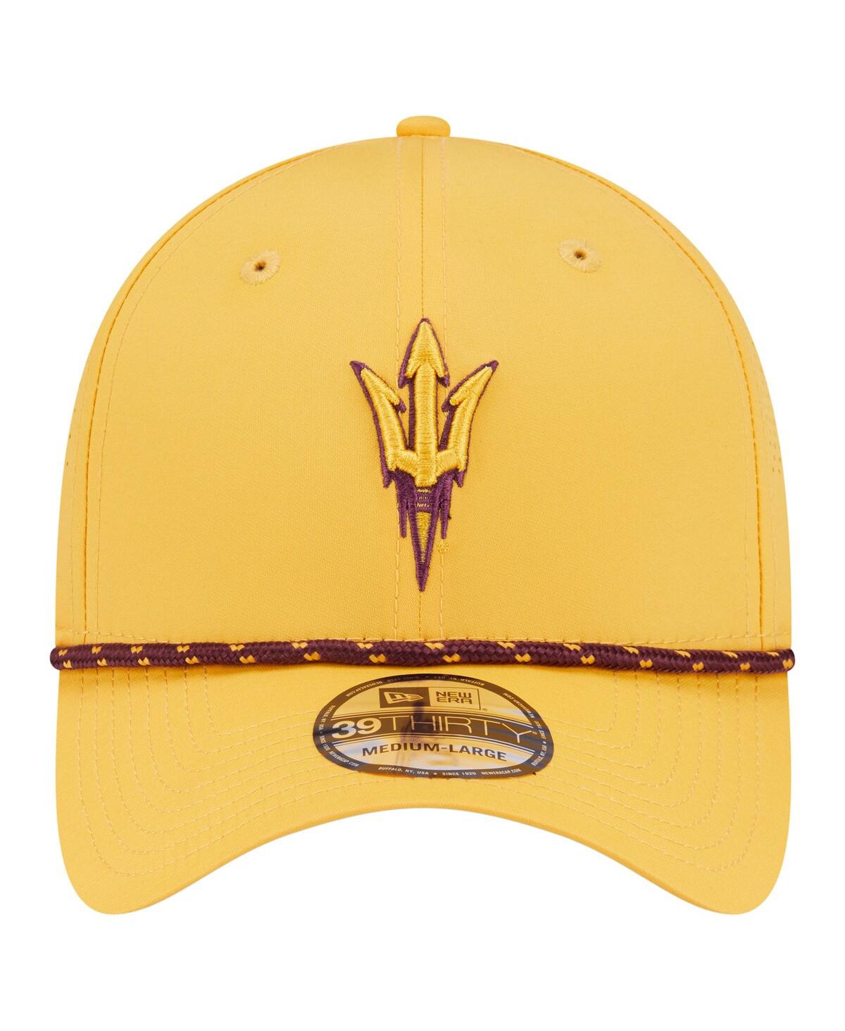 New Era Men'sâ Gold Arizona State Sun Devils Rope 39thirty Flex Hat In Gold