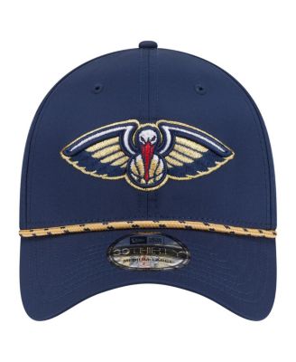 Men's Navy New Orleans Pelicans Featherweight Poly Rope Flex 39Thirty Hat