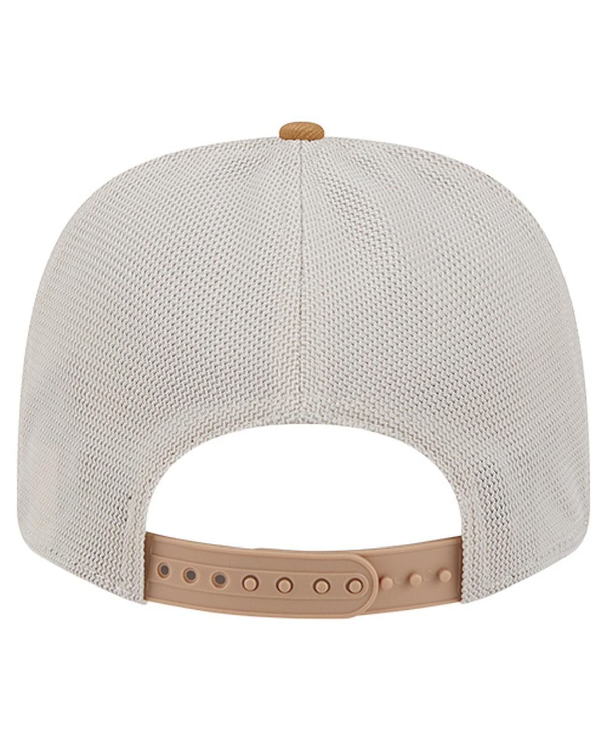 New Era Men's Stone/white San Diego Padres 9seventy Trucker Adjustable Hat In Brown