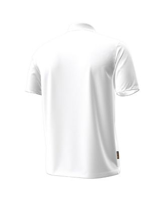 Under Armor Men's White Notre Dame Fighting Irish Performance Drive Chest Stripe Polo Shirt