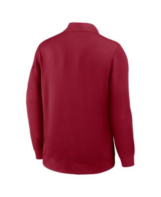 Men's Cardinal USC Trojans 2025 Coaches Premium Dri-FIT Half-Zip Pullover Sweatshirt