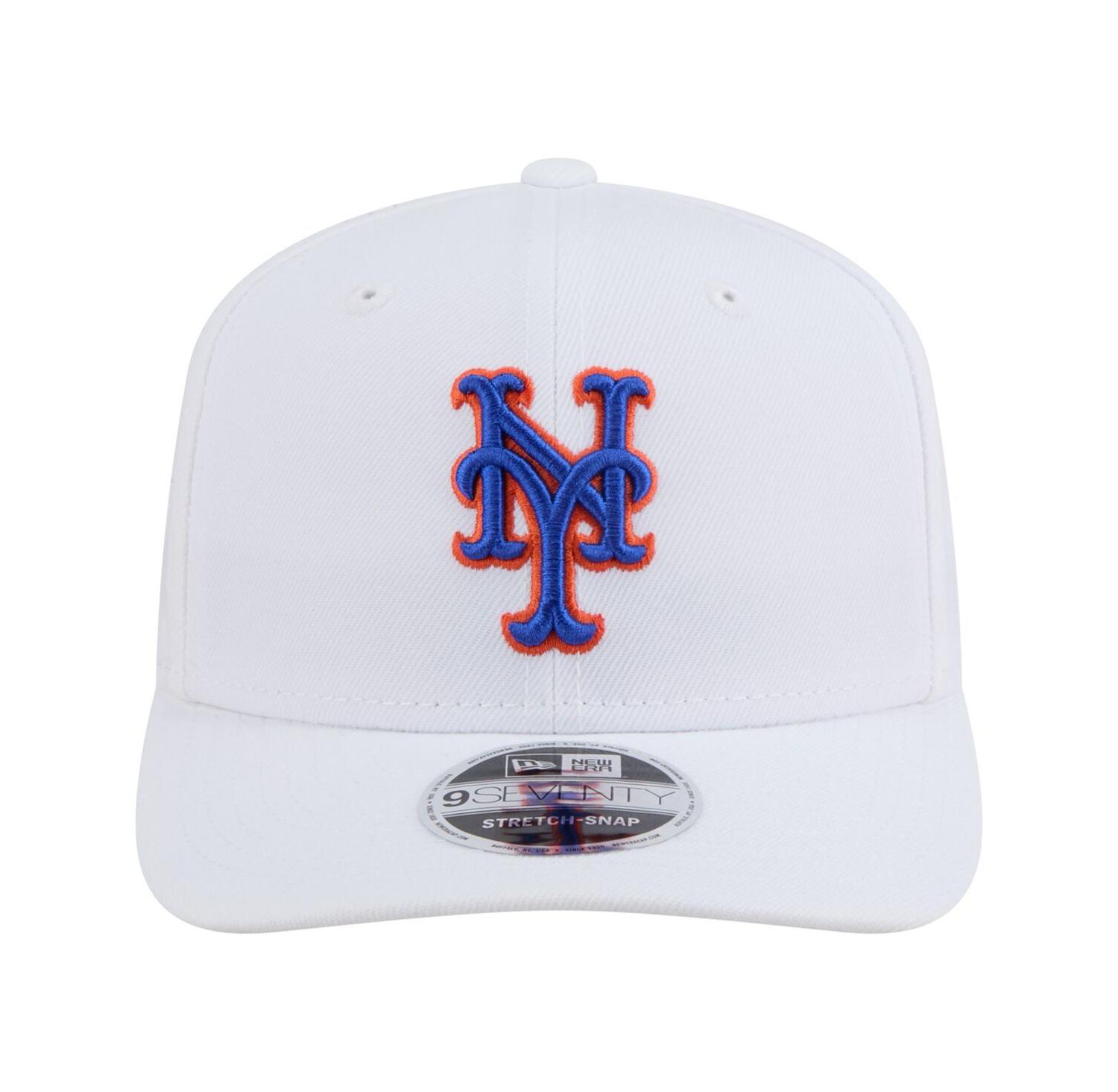 Men's White New York Mets COOLERA 9SEVENTY Adjustable Hat