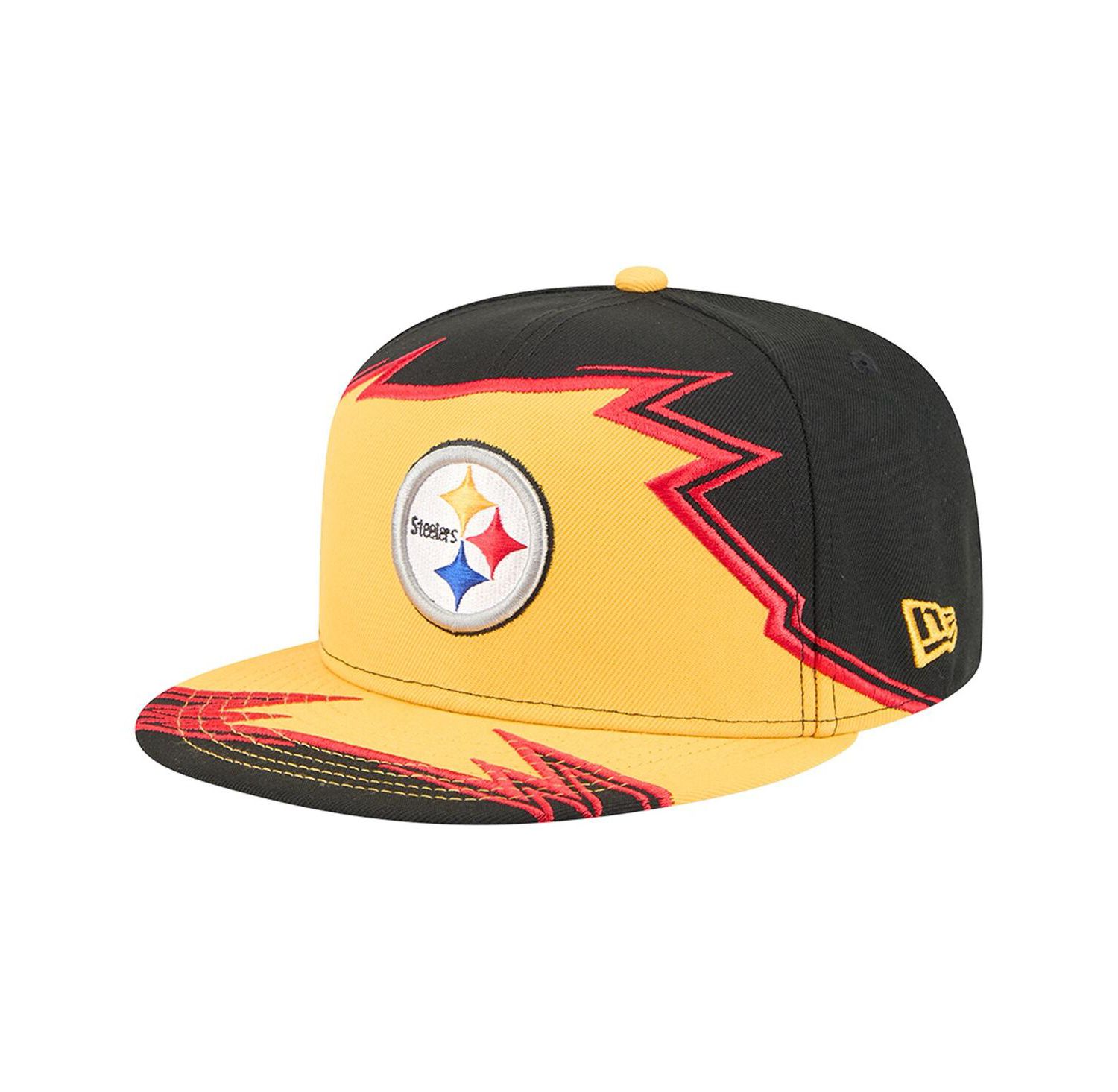 Men's Black/Gold Pittsburgh Steelers Break 59FIFTY Fitted Hat
