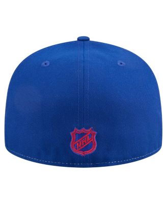 Men's&nbsp;White/Blue New York Rangers Repeat Two-Tone 59FIFTY Fitted Hat