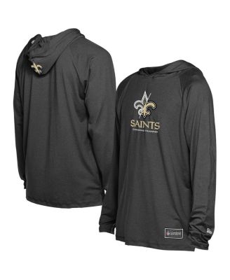 New Era - Men's Black New Orleans Saints Functional Fandom Hoodie