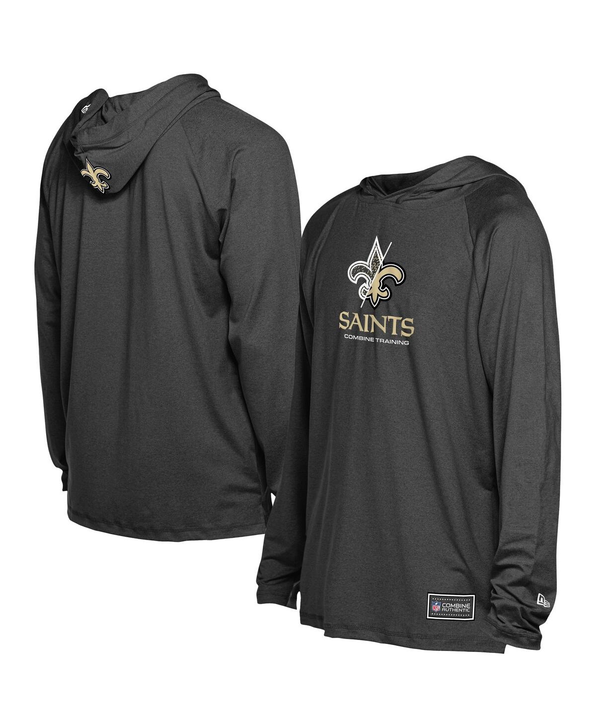 New Era Men's Black New Orleans Saints Functional Fandom Hoodie In Black