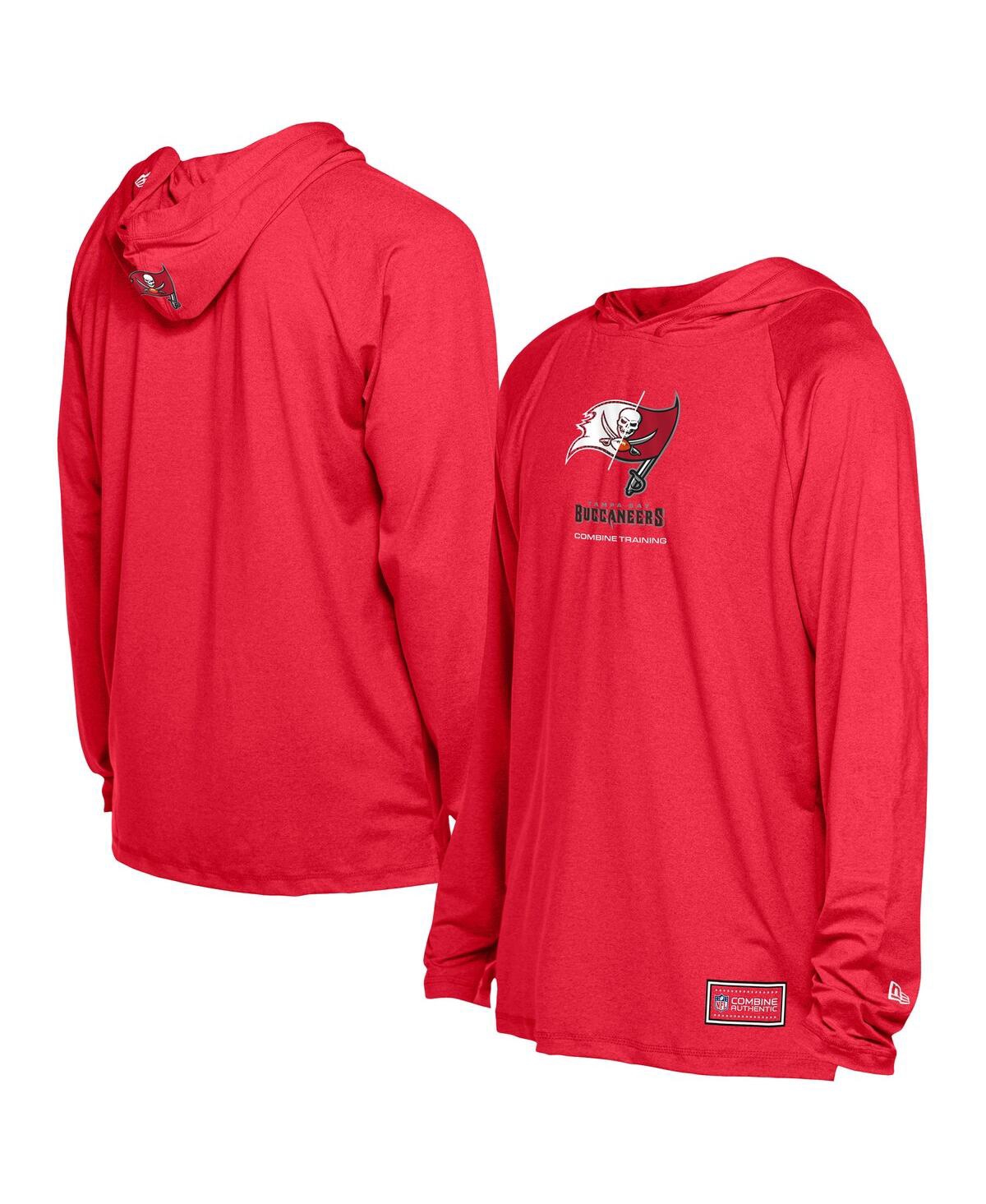 New Era Men's Red Tampa Bay Buccaneers Functional Fandom Hoodie
