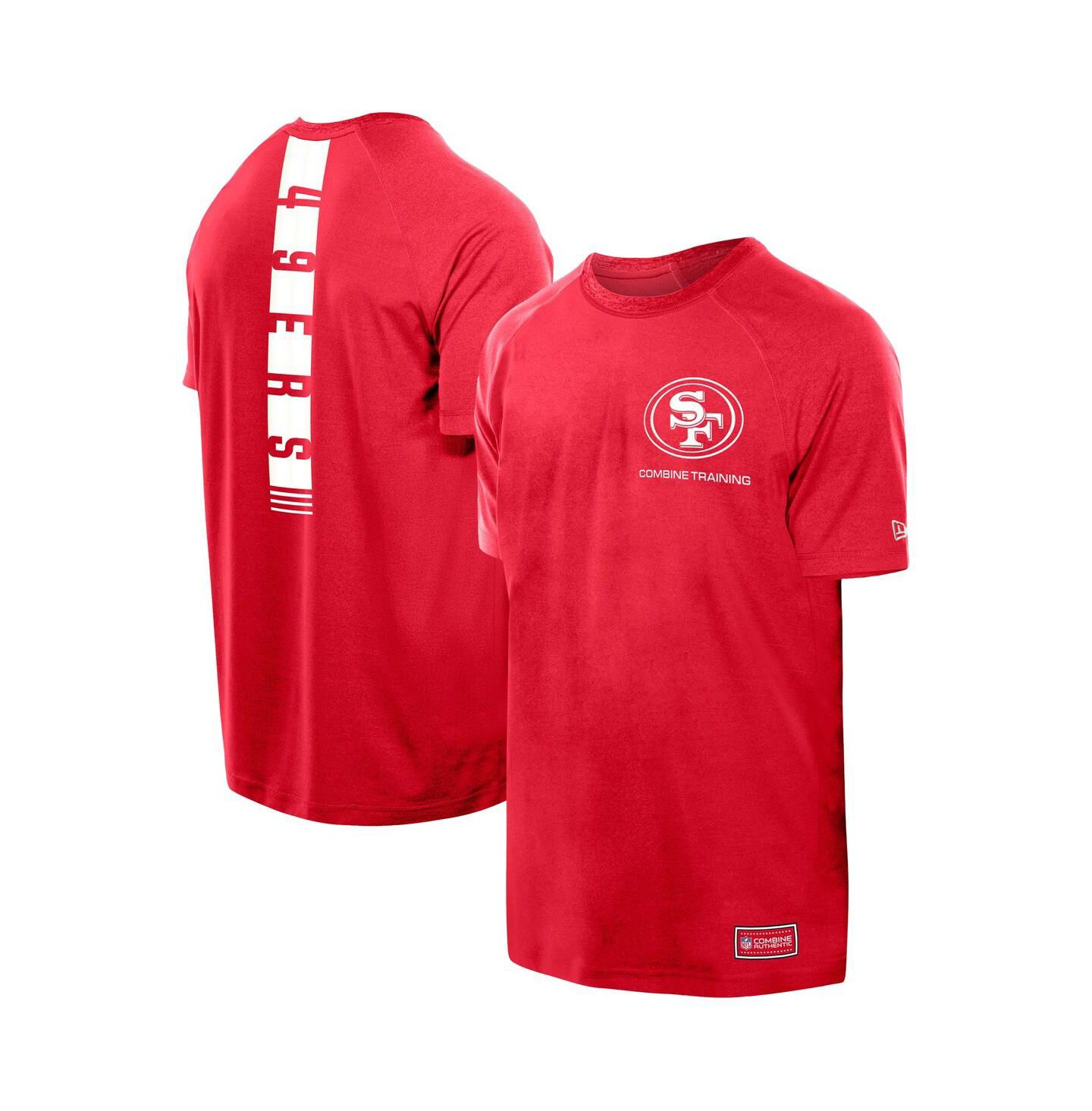 Мужская футболка New Era Scarlet San Francisco 49ers Functional Fandom Reflective — фото 1