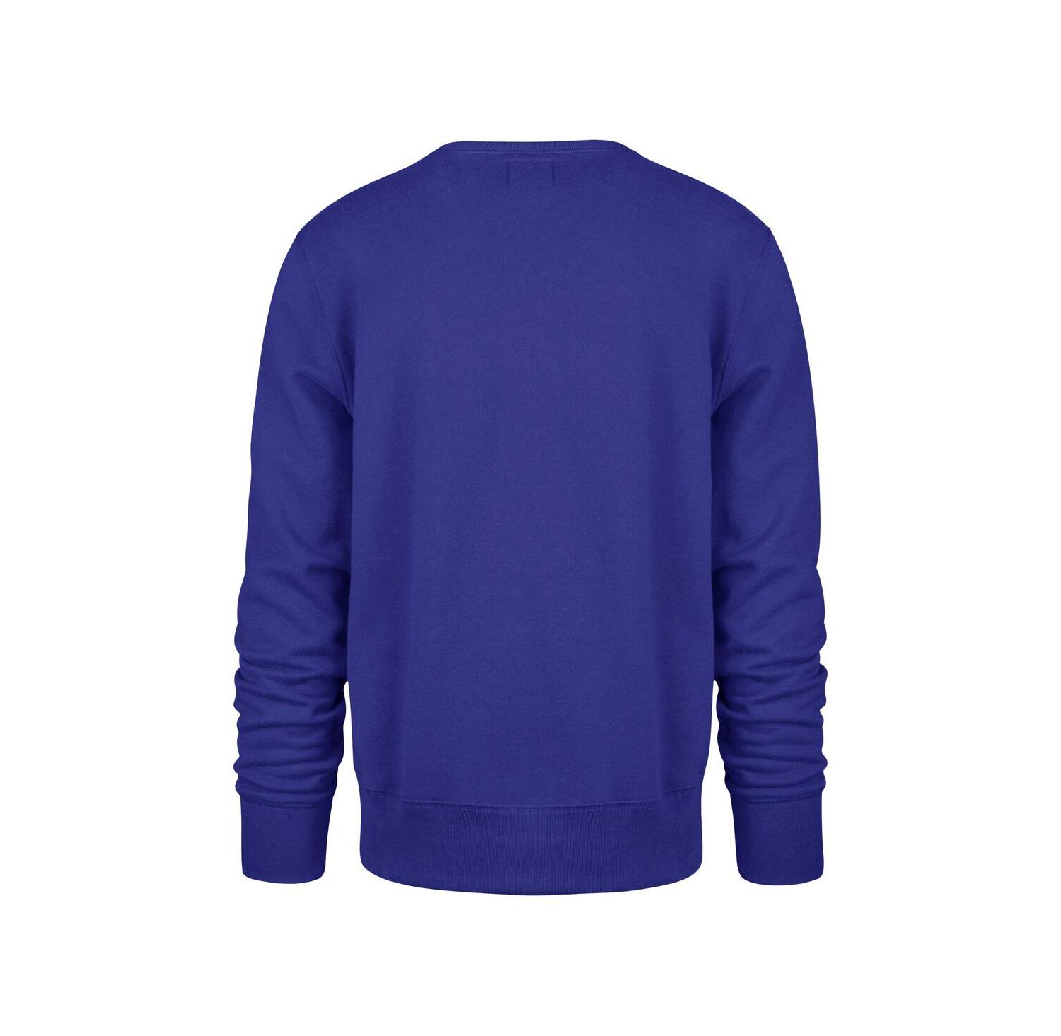 Men's and Women's Blue Orlando Magic Brush By Headline Crewneck Sweatshirt