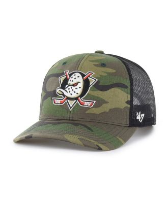 '47 Brand - Men's Camo/Black Anaheim Ducks Trucker Adjustable Hat