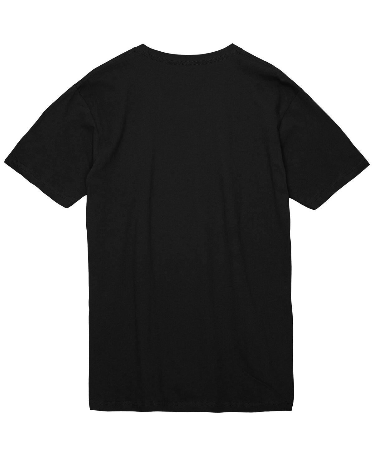 Mitchell & Ness Men's Black New York Knicks Big Tall Hardwood Classics Vintage Logo T-shirt In Black