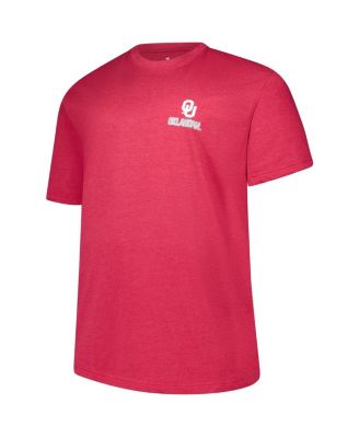 Men's Crimson Oklahoma Sooners Big Tall Ideal Faded T-Shirt