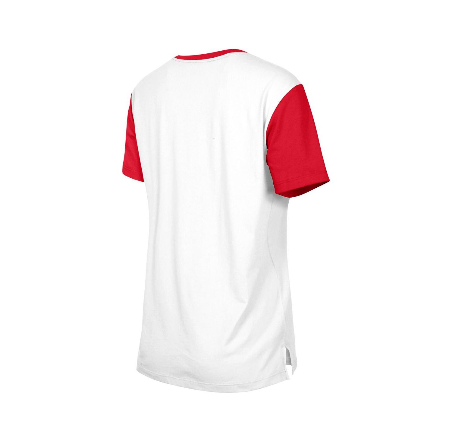 Women's White/Scarlet San Francisco 49ers 3rd Down T-Shirt