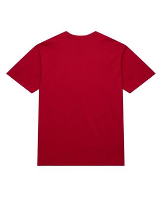 Men's Red Chicago Bulls Hardwood Classics Neon Nights Premium T-Shirt