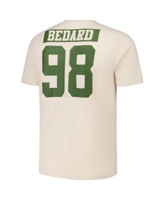 Men's Connor Bedard Khaki Chicago Blackhawks 2024 NHL Military Appreciation Richmond Delta Player Name Number T-Shirt