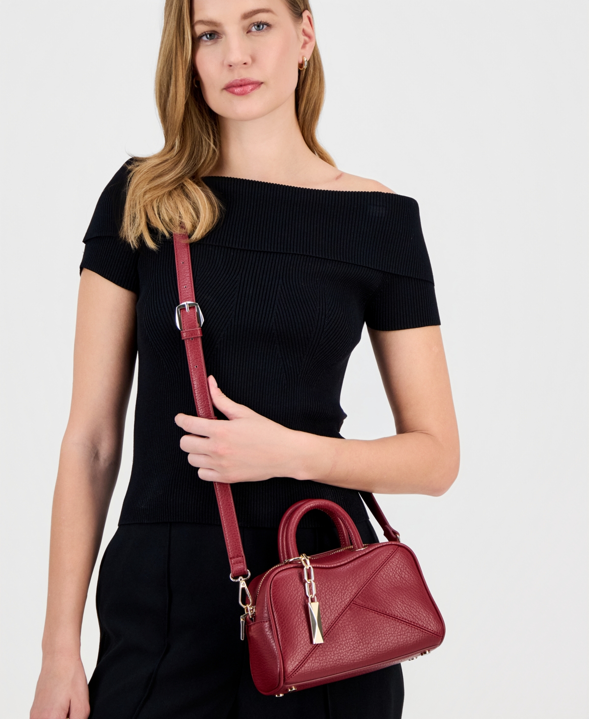 Inc International Concepts Lydiah Large Tote Bag, Exclusively At Macy's In Red