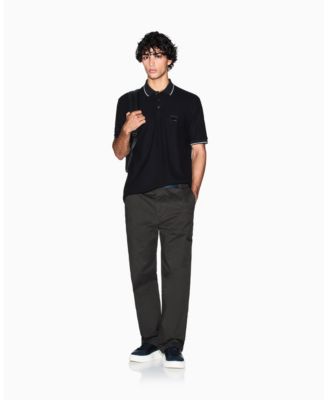 Men's Night Lab Short Sleeve Mercerized Cotton Pique Polo Shirt