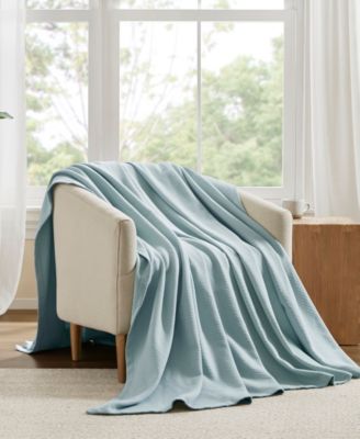 Liquid Cotton Soft and Breathable Blanket, Full/Queen