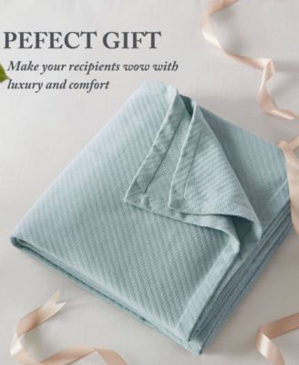 Liquid Cotton Soft and Breathable Blanket, Full/Queen