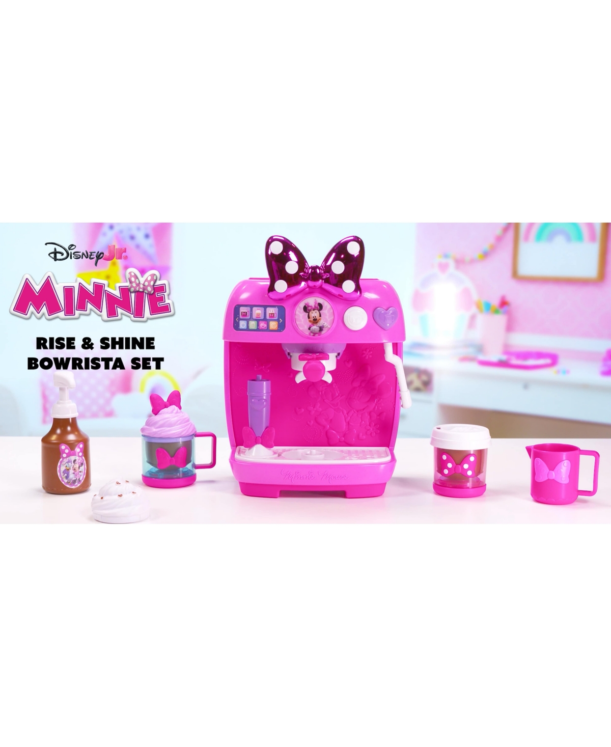 Minnie Mouse Disney Jr.  Rise And Shine Bowrista Set In Multi