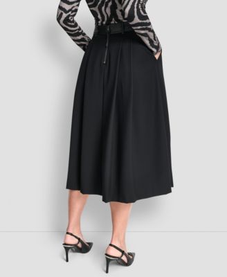 Women's Pleated Midi Skirt