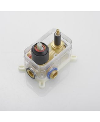 Single-Handle 1-Spray Round Rain Shower Faucet Set with Rain Shower Head & Hand Shower  (Valve Included)