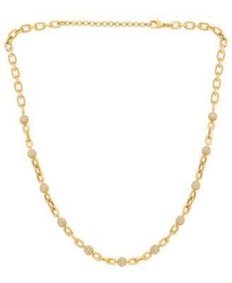 Macy's - Diamond Necklace (2 ct. t.w.) in 14K Yellow Gold