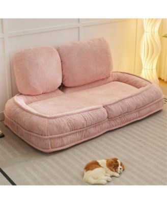 Lazy Sofa Chair Couch with 5 Adjustable Position Human Dog Bed